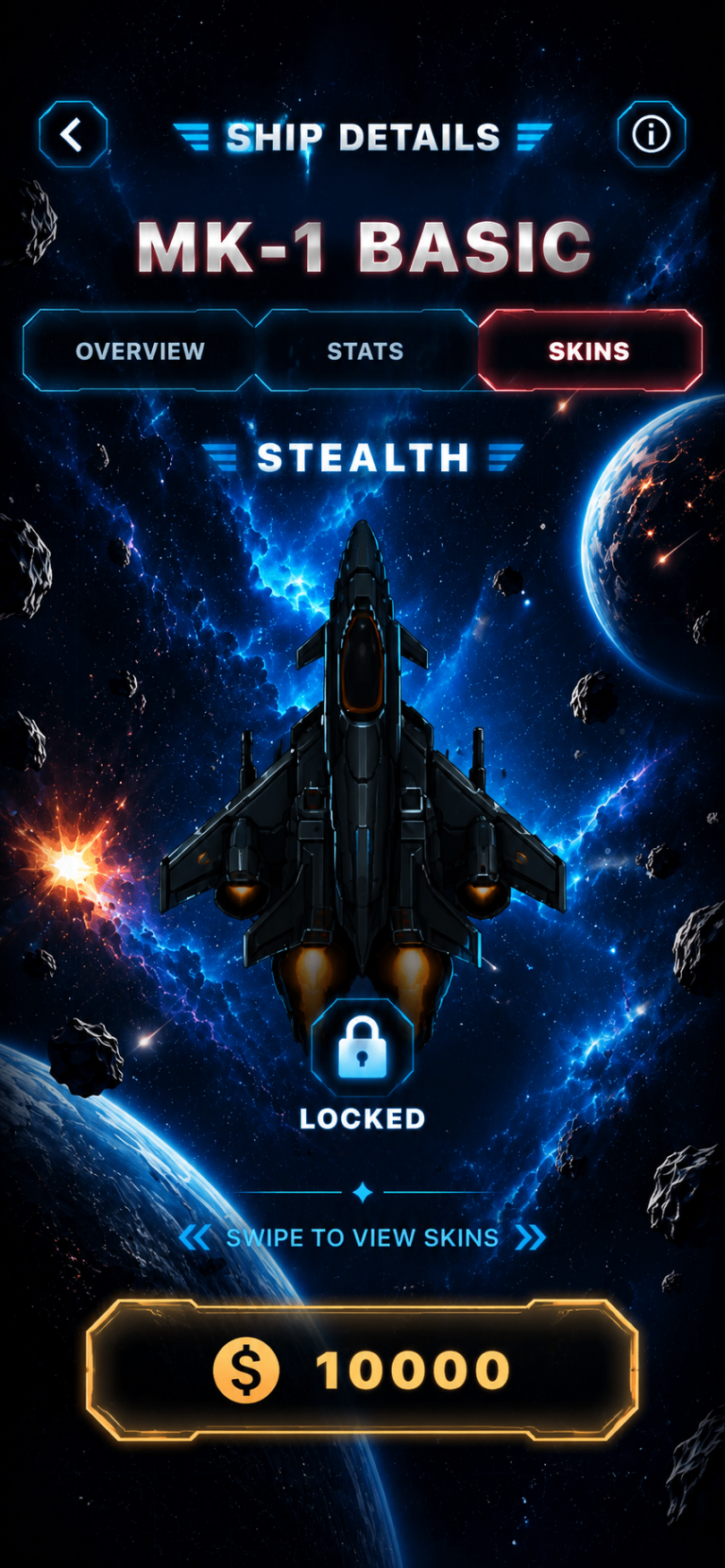 Stealth Heavy ship preview